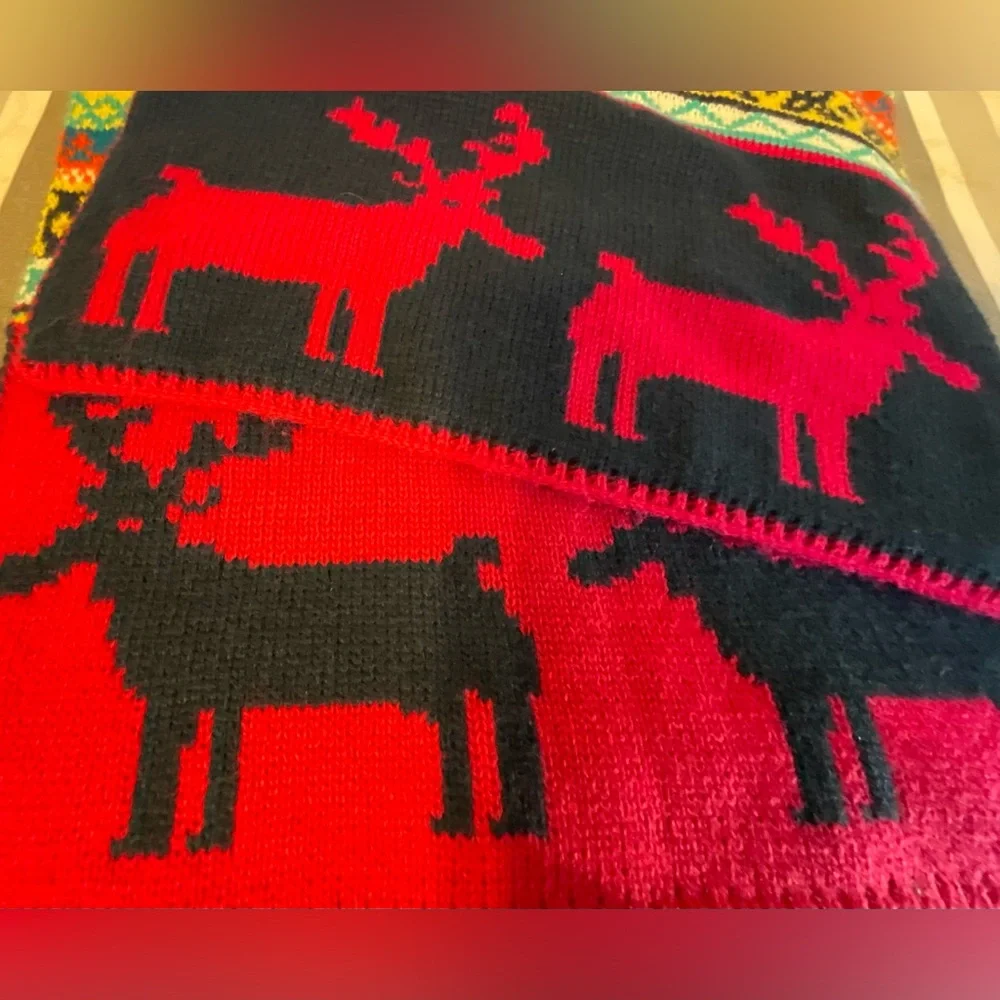 Reversible Scandinavian Winter Scarf (Women, Men, Children)
